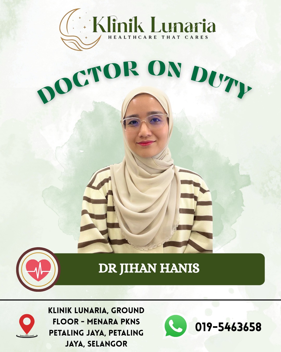 Dr Jihan Hanis - Founder & Medical Director